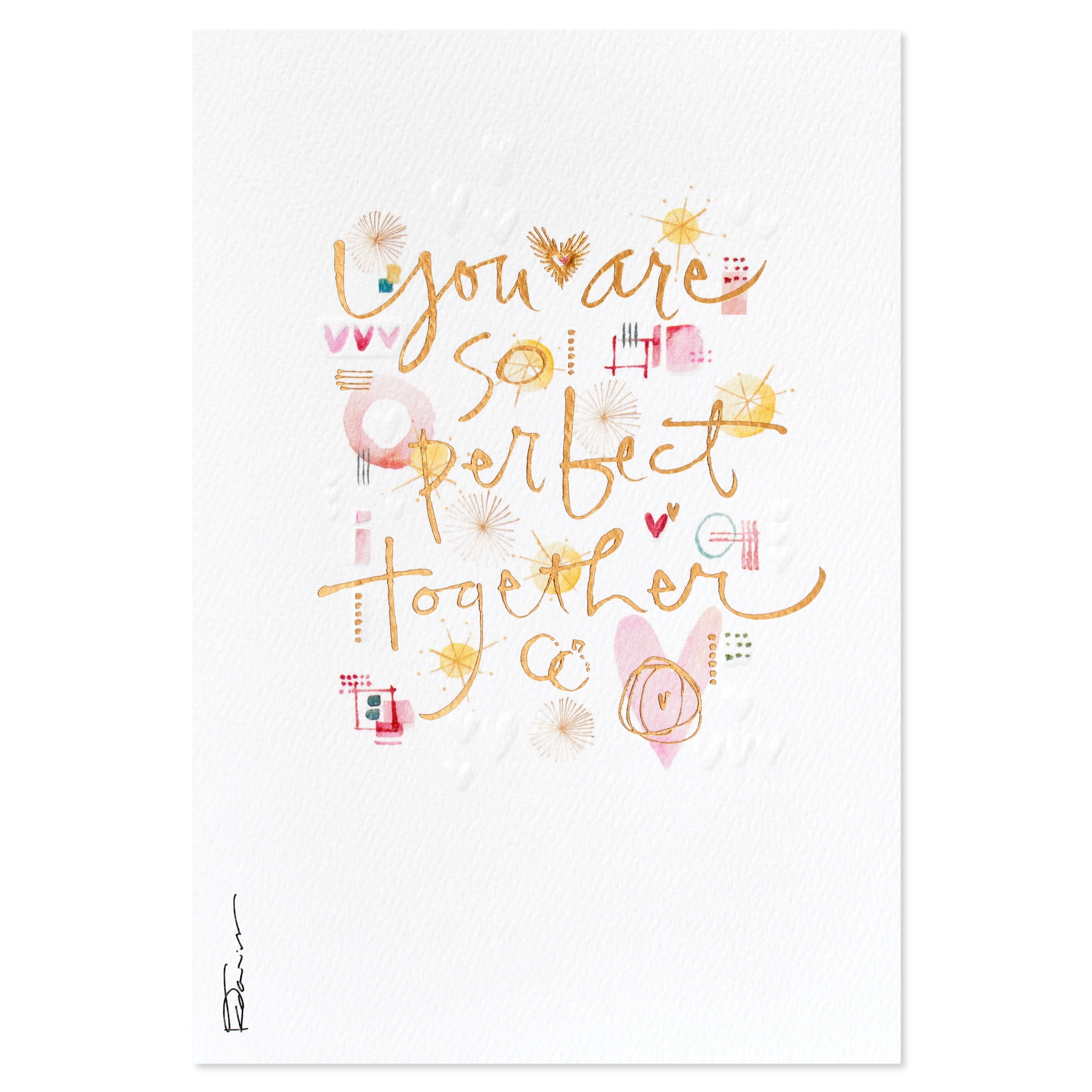 American Greetings Wedding Card for Bride and Groom (You are so Perfect Together)