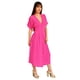 thumbnail image 5 of Vestido manga corta Roman Fashion /Juvenil 0222 (Fiusha) fucsia CH Roman Fashion V-ELY-0222-FIUSHA, 5 of 6