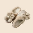 thumbnail image 7 of ATENAR Womens Slippers Fuzzy Slip On Shoes Women indoor and Outdoor House Slipper Khaki 5.5, 7 of 7