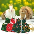 thumbnail image 2 of 1 Set Rabbit Clothes Breathable Prevent Break Free Lovely Small Pet Leash Vest Clothes for Outing, 2 of 8
