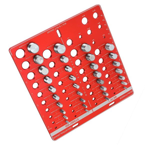Thread Identifier Gauge, Thread Checker Portable Standard Size for Home Renovation