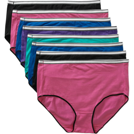 Hanes Women's Cool Comfort Sporty Briefs Underwear, 8 Pack - Walmart.com