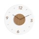 thumbnail image 2 of Reloj de pared de madera acrílica, reloj decorativo de 12 pulgadas para decoración del hogar, movimiento silencioso. Redondo, 2 of 9