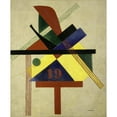 thumbnail image 2 of László Moholy-Nagy 20x24 Black Ornate Framed Double Matted Museum Art Print Titled: 19 (1921), 2 of 5