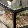 thumbnail image 2 of Southern Enterprises 24" Black and Clear Contemporary Display Square End Table, 2 of 5