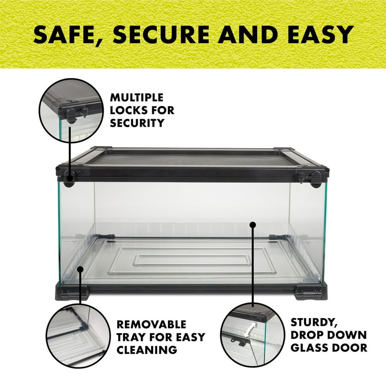 Zilla QuickBuild Terrarium with Easy Clean Bedding Tray 20