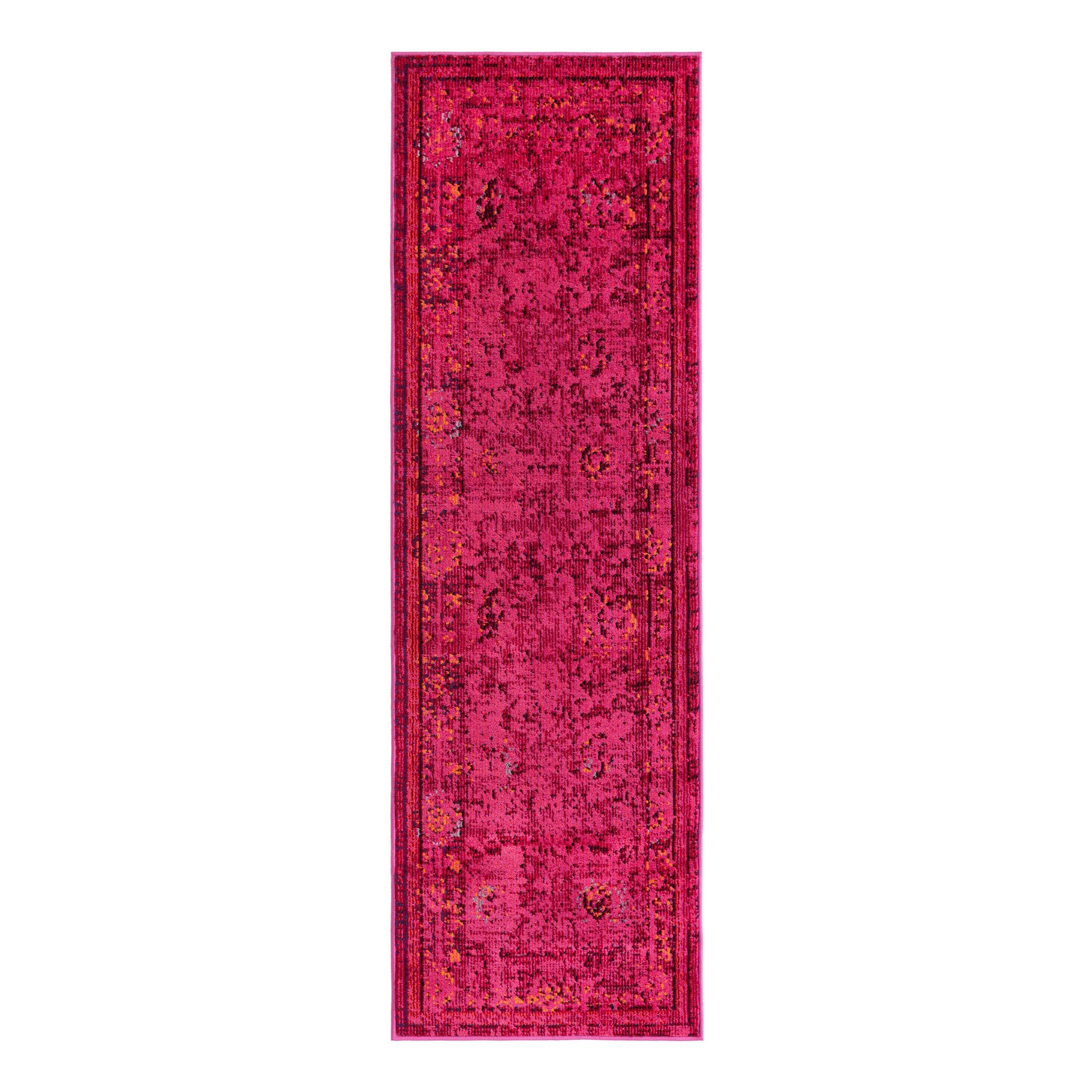Unique Loom Medici Salamanca Rug, Fuchsia (2' 2 x 6' 7)