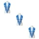 thumbnail image 1 of Bearachild Exquisito aplique de encaje para corpiño de boda o accesorio para vestido de baile, la mano de obra es exquisita azul A Type1 NO1, 1 of 6