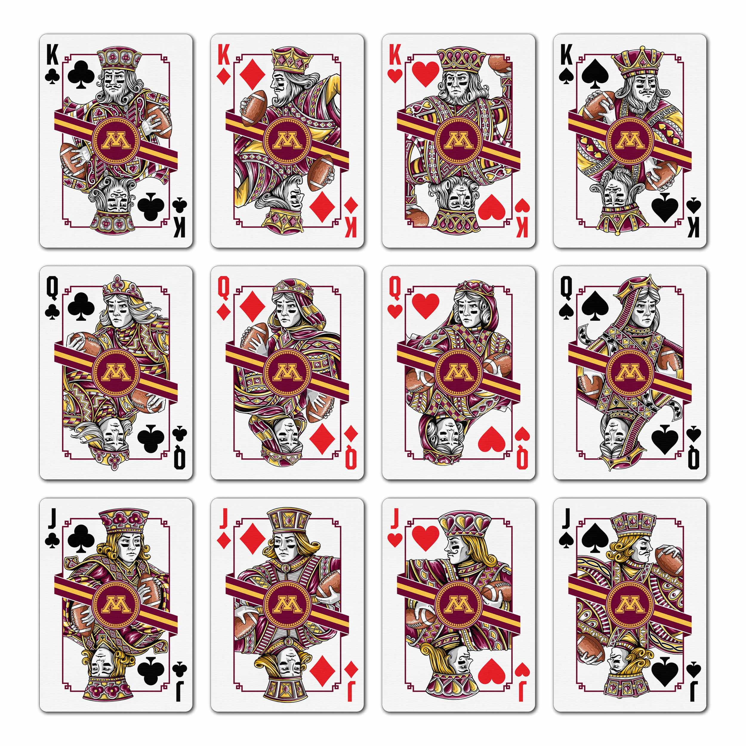YouTheFan NCAA Minnesota Golden Gophers Classic Series Playing Cards