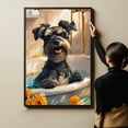 thumbnail image 6 of Miniature Schnauzer Dog Bathroom Decor - Funny Bathroom Decor Wall Art, Dog Bathroom Wall Art and Animal Poster, Dog Bathroom Signs and Funny Bathroom Art UNFRAMED, 6 of 6