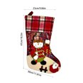 thumbnail image 3 of Fiudx Ofertas relámpago del día Adornos navideños Calcetines de Papá Noel Adornos para el árbol de Navidad Calcetines navideños Bolsas de regalo Bolsas de regalo navideñas, 3 of 6