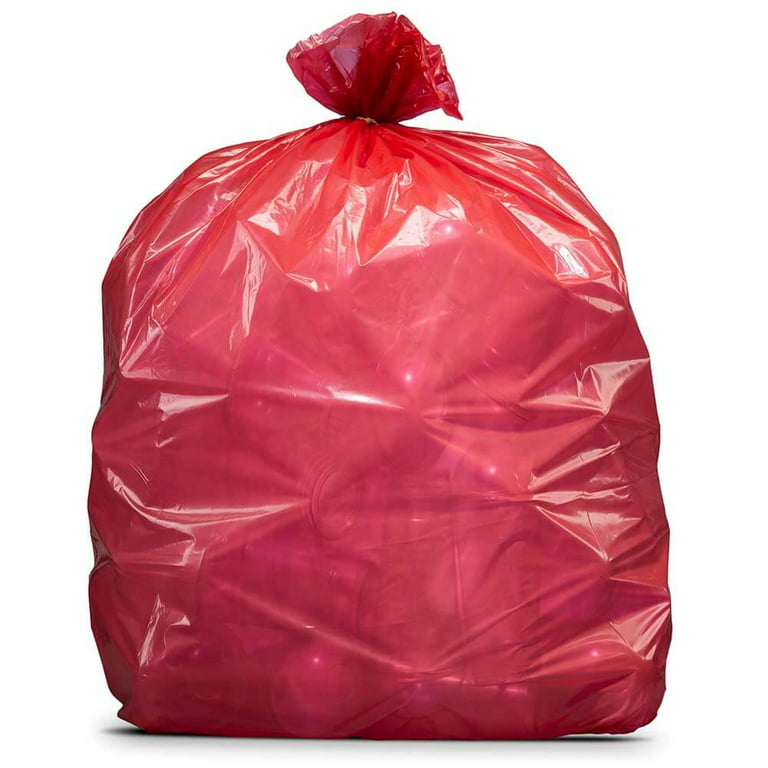 Plasticplace 32-33 gal. Clear High-Density Trash Bags (Case of 500)