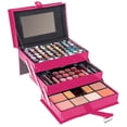 thumbnail image 5 of SHANY All In One Makeup Set, 67 Colors Eyeshadow, Blushes, Face Powder, Lipstick , Eye liners, Make up Pencils and Cosmetics Mirror - Makeup Kit With Reusable Beauty Organizer Train Case  - Pink, 5 of 5