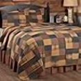 thumbnail image 3 of VHC Brands Patriotic Patch 3 Piece Queen Quilt Set Country Patchwork Design, Deep Red and Navy, 3 of 4