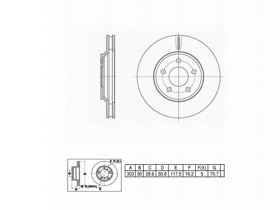 Winstop Brake Rotor, Front WS246299, Chevrolet Impala 2005