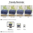 thumbnail image 7 of PiccoCasa 2PCS Cotton Absorbent Hand Towels Quick Dry 13" x 29" Navy Blue, 7 of 7