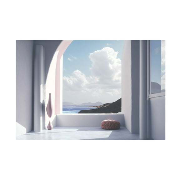 Canvas Wall Art - Ray Heere 'Architectural Photography Balconies 2' Wall Art for Living Room, Bedroom, or Office Décor by Trademark Fine Art - 19 x 12 Inches