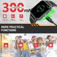 thumbnail image 3 of PAKRYS P73 1.83'' 3ATM Waterproof 100+ Sport Modes Outdoor Fitness Tracker Rugged Smart Watch for iOS Android, 1pc, 3 of 8