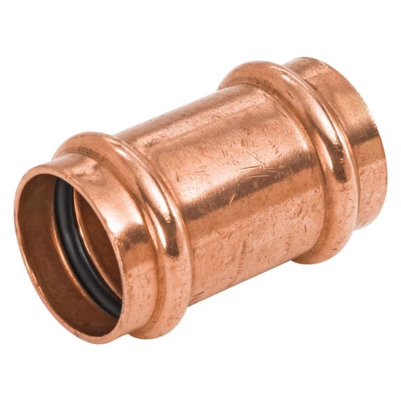 Nibco 9020500PCU 1 In. Press by Press Copper Pipe Repair Coupling, No Stop - Quantity 1