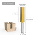 thumbnail image 3 of 1/2inch Shank Straight Dado Wood Router Bits Tungsten Carbide 25/32in, 3 of 5