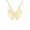 Gold, variant on TEAMER Steel Hollow Butterfly Pendant Necklace Stainless Steel Women's Jewelry