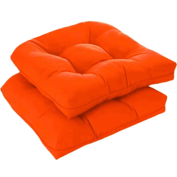Namzi 4 Pack Outdoor Cushions, Patio Chair Cushions Outdoor Furniture Cushions for Garden, Balcony & Outdoor Dining Chairs Cushions,Orange