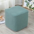 thumbnail image 6 of Cover Expandable Footstool Footstool Living Room Soft Blanket - Green, 6 of 8