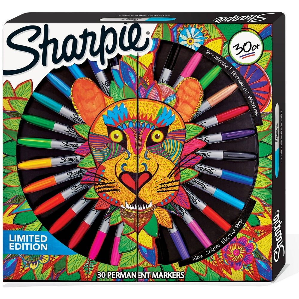 Sharpie Permanent Markers, Limited Edition, Fine and UltraFine Tips