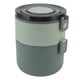 thumbnail image 1 of Envases de comida térmicos, fiambrera térmica apilable de 1600 ml, fiambrera Bento resistente y resistente, 1 of 14