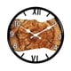 thumbnail image 3 of Reloj de pared silencioso de madera para colgar en la pared, moderno y silencioso, adorno decorativo para pared. Números romanos, 3 of 7