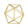 Better Homes & Gardens Gold Modern Geometric 5" x 6" Tabletop Sculpture