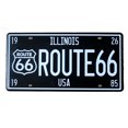 thumbnail image 1 of tredstone Old U.S. Rt. 66 License Plate For Retro Wall Decor Easy And Safe To Iron Vintage Metal Sign Winered, 1 of 6