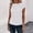 White, variant on Women's Draped Satin Blouse Short Sleeve Cowl Neck Dressy Work Shirts L