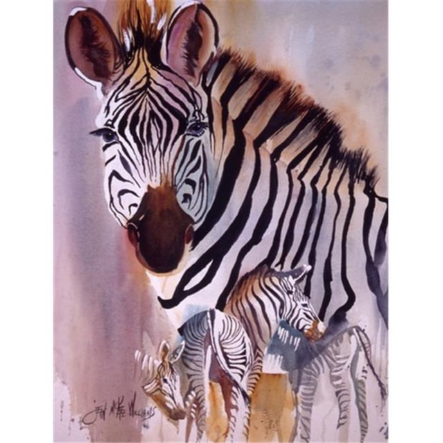 Carolines Treasures JMK1197GF Zebras Flag Garden Size