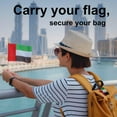 thumbnail image 3 of [Pack 2] tag8 UAE Flag Tag Smart Bag tag |Trendy Luggage tag ID Identification National Flag Theme Fashionable Digital name tag | Airline compliant, SITA World Tracer Code Enabled | Travel gift, 3 of 7