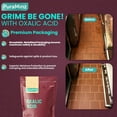 thumbnail image 3 of Oxalic Acid (5 lbs) 99.6% Pure - Multipurpose Cleaner and Stain Remover for Wood, Metal & Stone - Rust Removal - Wood Restorer - Deck Cleaner. Packed in Durable Resealable Packaging., 3 of 7