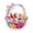 A, variant on QuanTara Acrylic Easter Bunny Decorations Set, 3.14 & 3.94in Bunny with Colorful Egg Figurines for Desk, Spring Basket Stuffers, Kids Gifts, Home & Office Decor