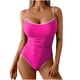 thumbnail image 2 of Traje de baño de una pieza para mujer, conjuntos de bikini para mujer, trajes de baño sin mangas extragrandes con tirantes, traje de baño sin mangas para mujer, 2 of 6