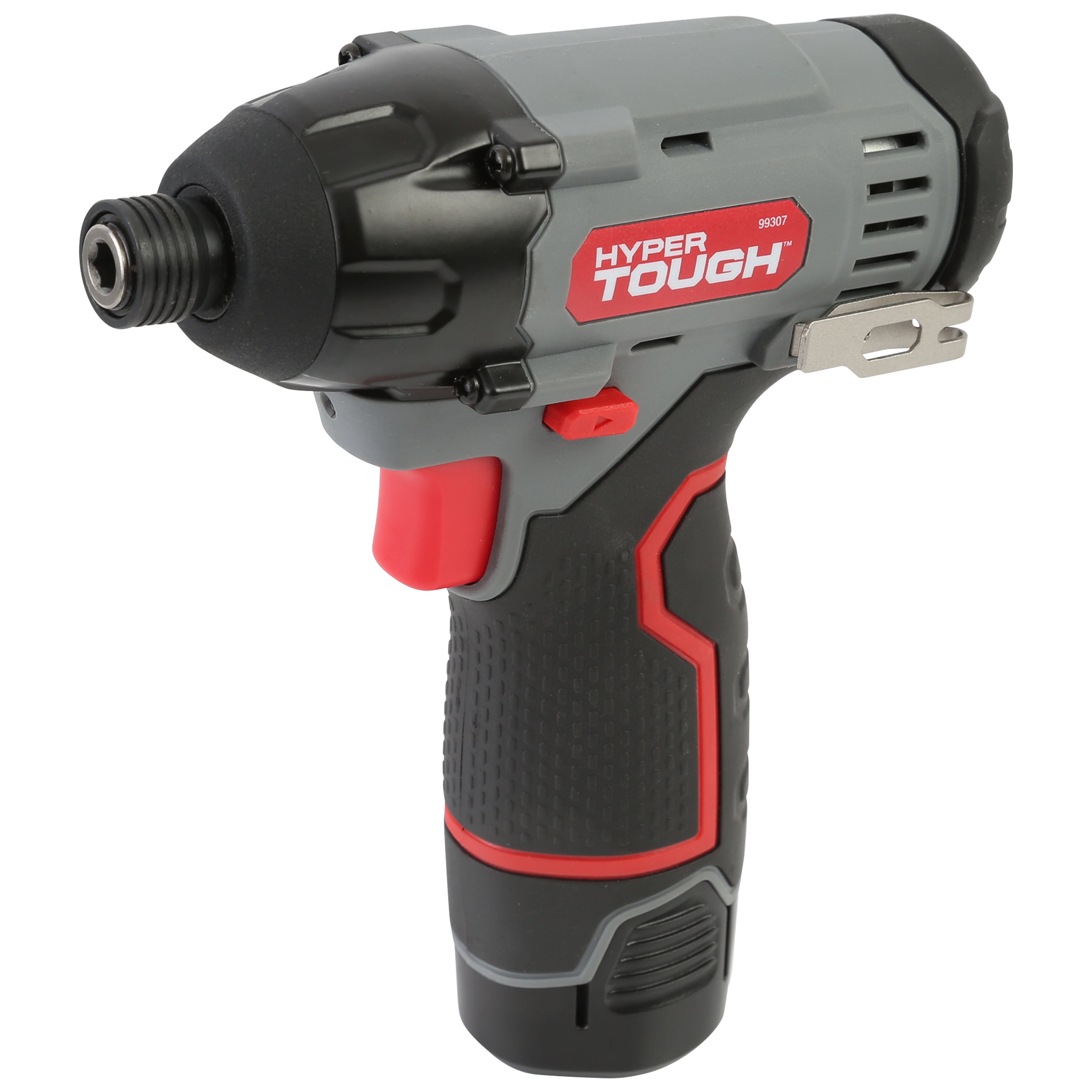 Hyper Tough 12V Max Lithium-Ion Cordless Impact Driver with 1.5Ah Battery and Charger, ¼-inch Quick Release Chuck, Model 99307, New Hyper Tough 12V Max Lithium-Ion Cordless Impact Driver with 1.5Ah Battery and Charger, ¼-inch Quick Release Chuck, Model 99307, New