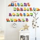 thumbnail image 2 of Pegatinas de pared decorativas JAMW alfabeto inglés extraíbles, 2 of 5