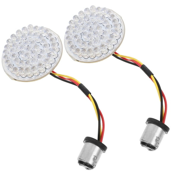 LED Motorcycle Turn Signal Lights with High Brightness for Motorcycle Use Assorted Color Plastic