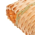 thumbnail image 3 of IBASETOY Handwoven Bamboo Bird Nest with Hook Outdoor Hanging Bird House for Garden Patio Decor in Khaki, 3 of 7