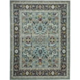 thumbnail image 2 of Nourison Global Vintage Persian Teal/Multicolor 8'10" x 11'10" Area Rug, (9x12), 2 of 8