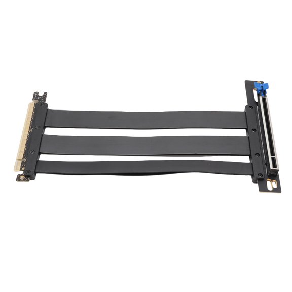PCIe 5.0 X16 Cable Elevador, 128 Gbps Cable De Extensión De GPU Flexible, Adaptador De Puerto De Extensión De Tarjeta Elevadora Flexible, De 180 A Hembra 90