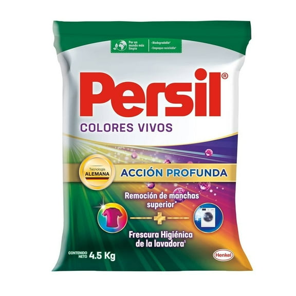 Detergente en polvo Persil Colores Vivos 4.5Kg