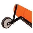Blade Wheeled SnoMover Snow Pusher 36 Inches, Orange/Black