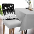 thumbnail image 2 of Chair Covers for Dining Room Set of 4,Christmas Tree Santa Claus Stretch Seat Protector Removable Washable Chairs Slipcovers for Kitchen Banquet Wedding Hotel,Reindeer Red Black Plaid, 2 of 6