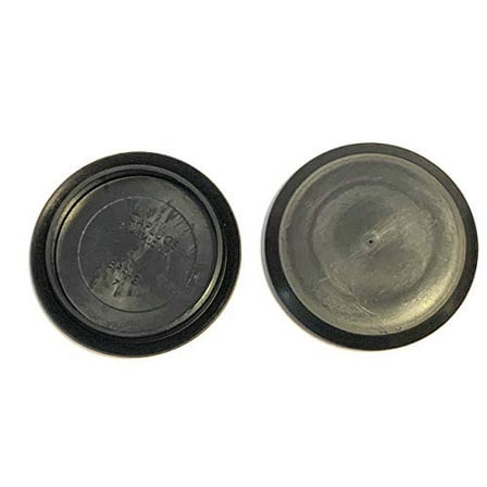 2 2 inch Flush Mount Black Plastic Body and Sheet Metal Hole Plug Qty 10 by Caplugs