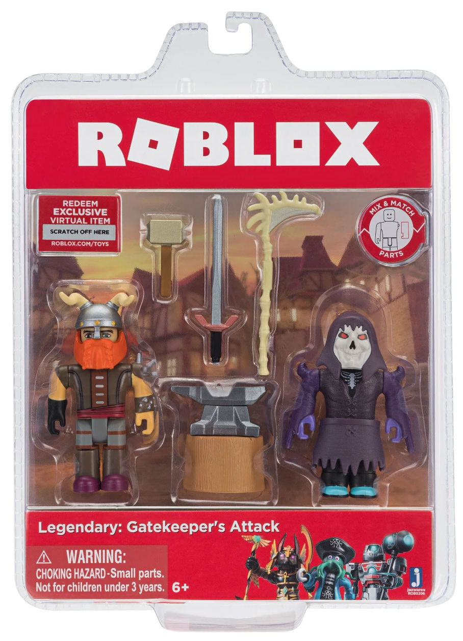 Roblox Action Collection Legendary Gatekeeper S Attack Game Pack Includes Exclusive Virtual Item Walmart Com Walmart Com - team 10 red joggers roblox