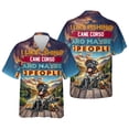 thumbnail image 3 of I Like Fishing, and My Cane Corso, and Maybe 3 People. Happy Father's Day Hawaiian Shirt Breathable Summer Unisex Merch Italian Mastiff Dog Lover Gifts Idea - 00004, 3 of 6